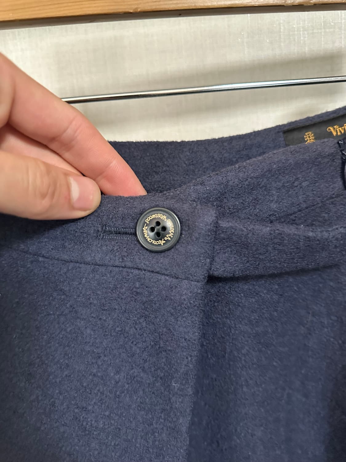 비비안 웨스트우드 어시메트리 울 스커트 40size 상품이미지5