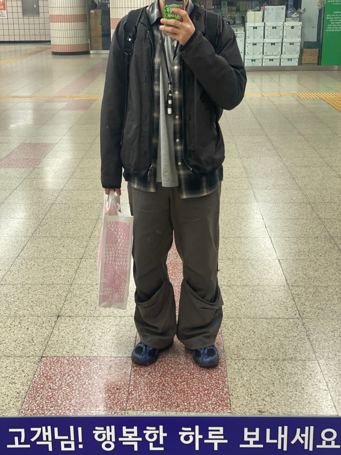 reversible liner jacket - charcoal brown 상품이미지4