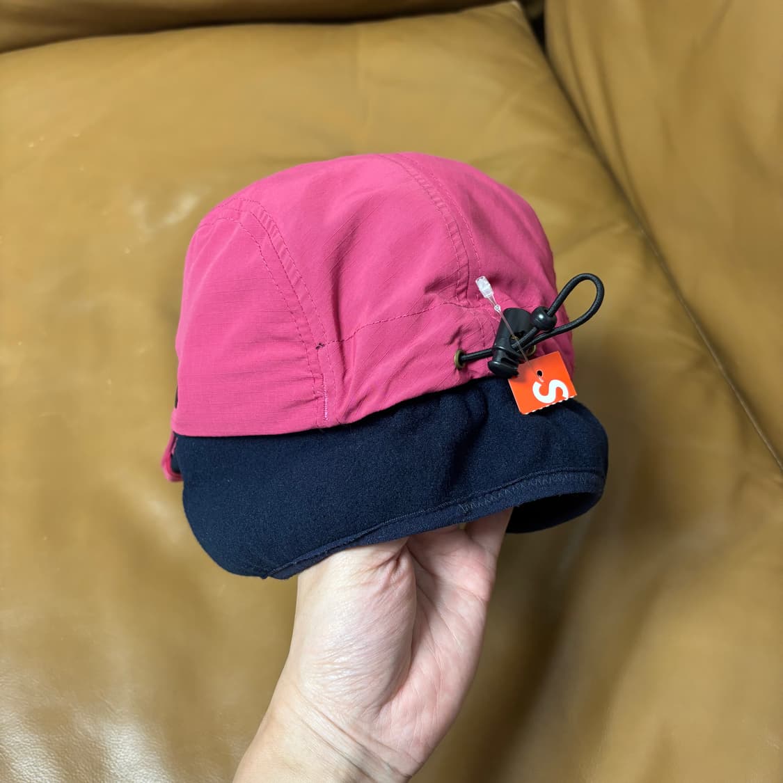 슈프림 팀버랜드 캠프캡 모자 이어플랩 투인원 버건디 상품이미지8