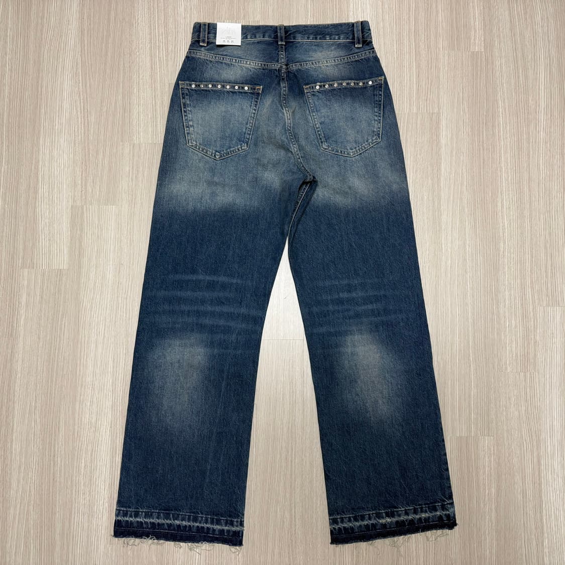 자라 스터드 장식 루즈핏 진 새상품 상품이미지7