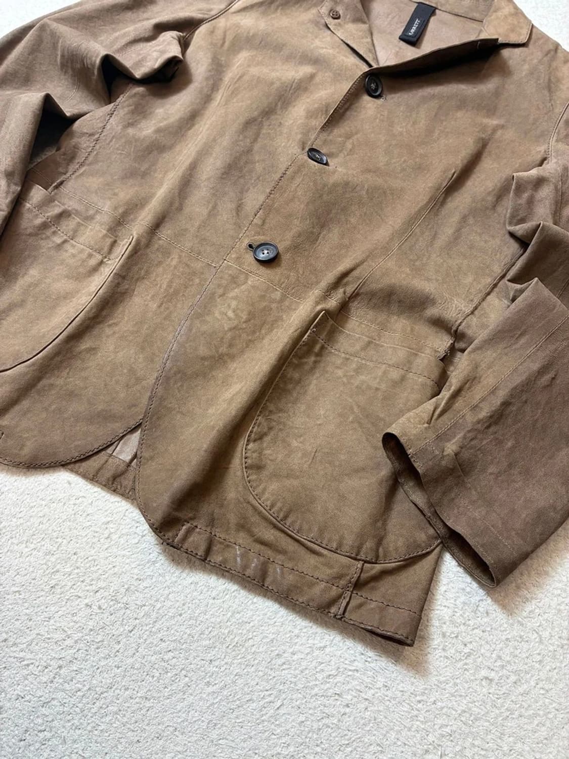 가렛 Garrett 누벅 스웨이드 양가죽 블레이저 PN6845 상품이미지3