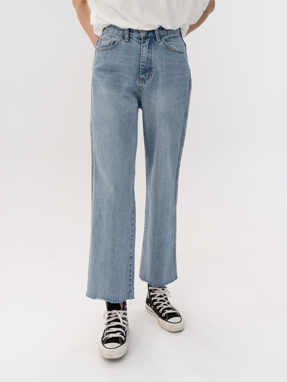 moia 모이아 하이웨스트 일자핏 데님팬츠(0) 상품이미지3