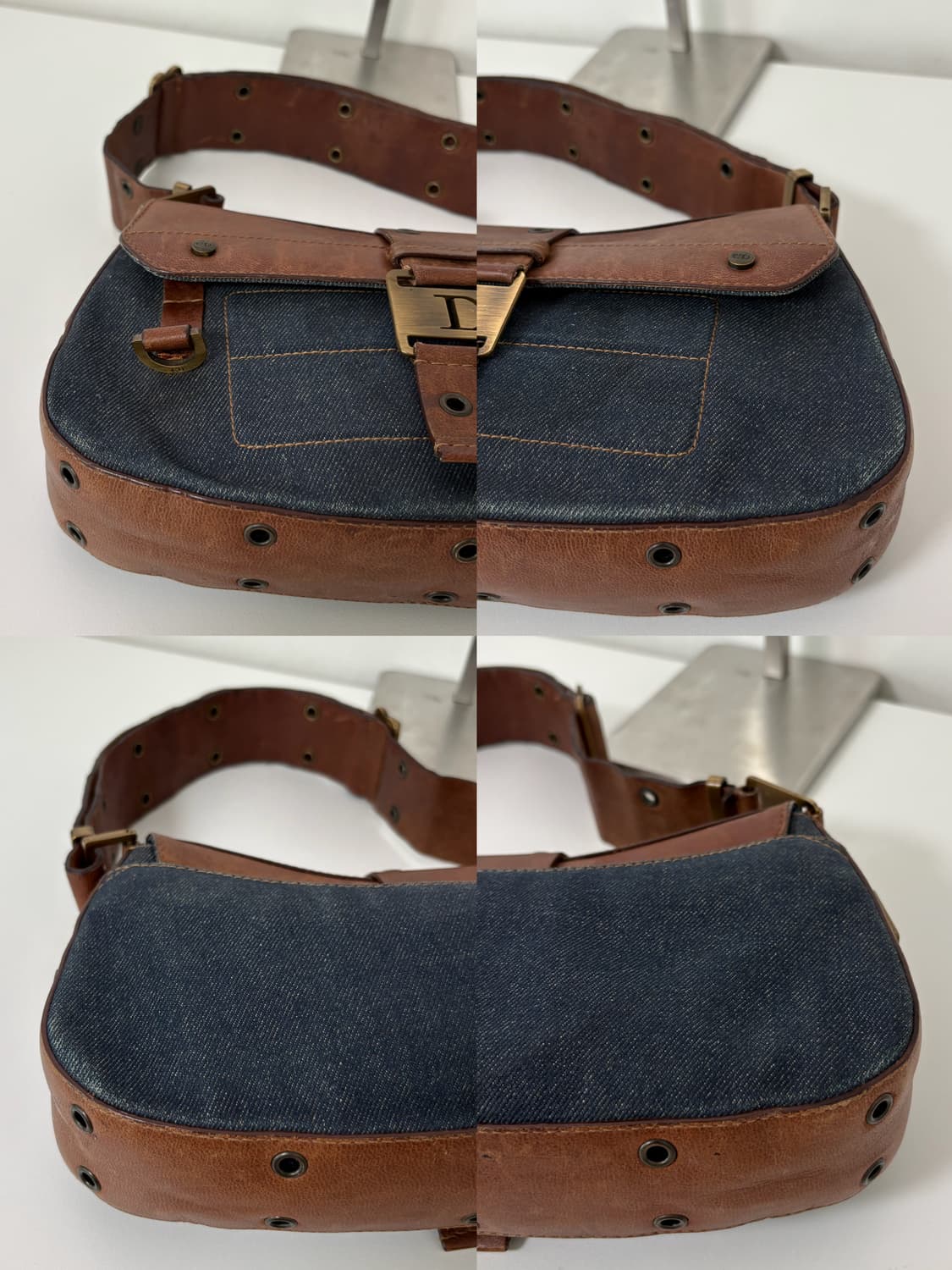 디올 스트릿시크 콜럼버스 숄더백 데님 상품이미지5