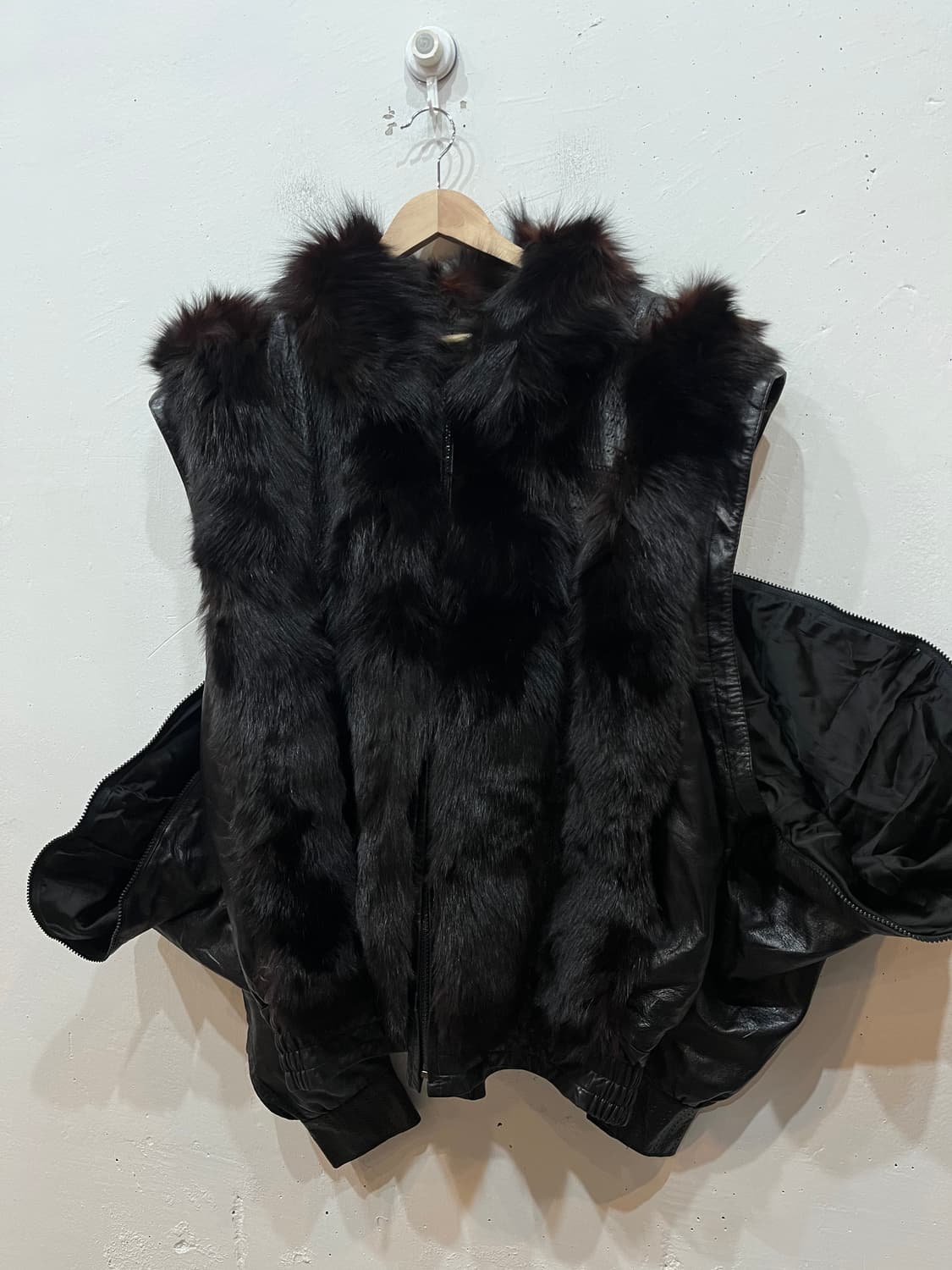 SAGA FOX 사가폭스 2way 레더자켓 베스트 상품이미지2