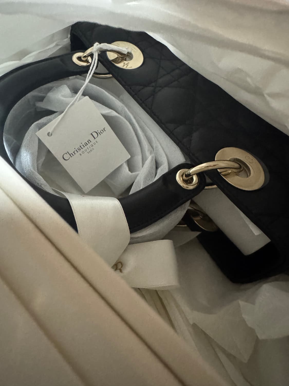 디올 레이디백 미디엄 새상품 상품이미지3