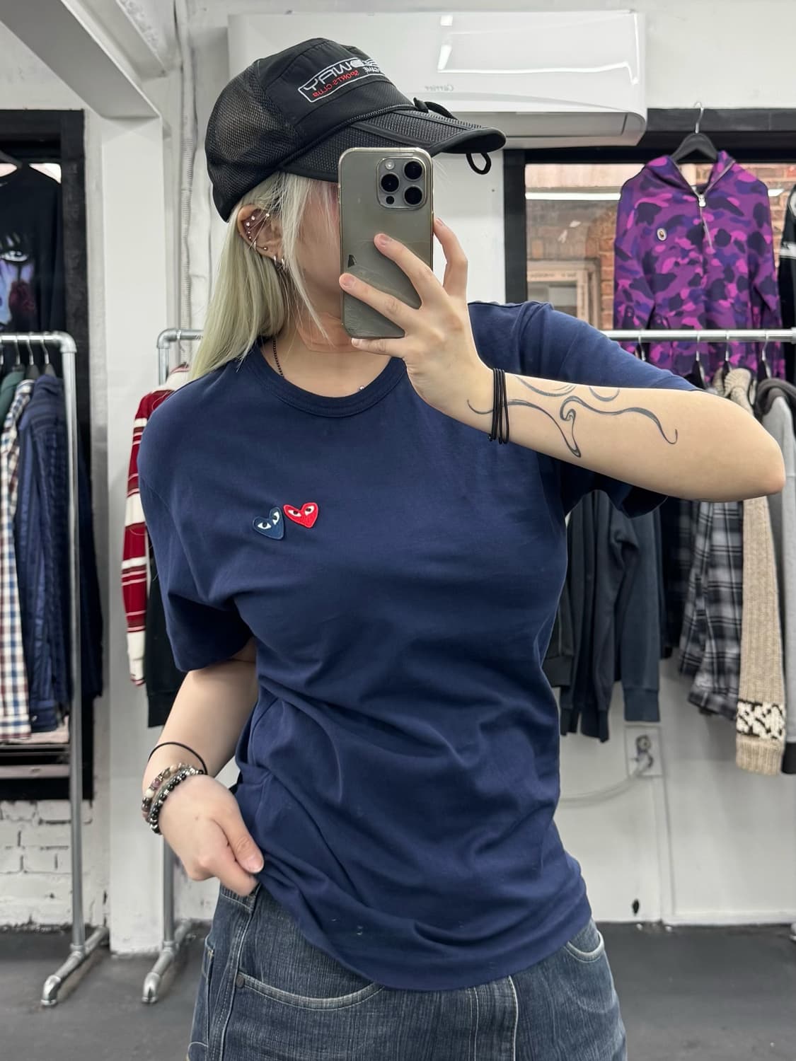 꼼데가르송 더블와펜 티셔츠 상품이미지5