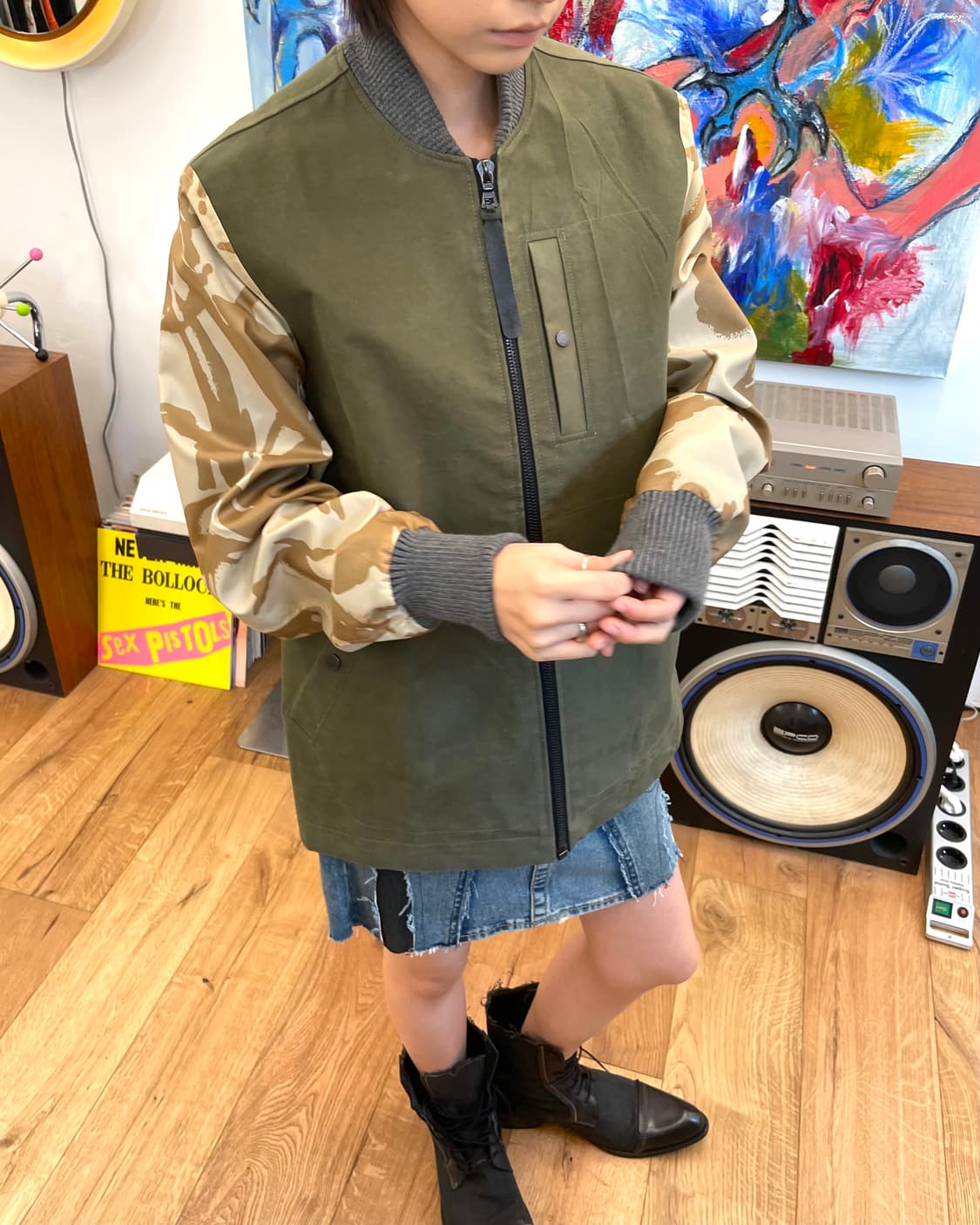 [M] 크리스토퍼래번 밀리터리 리메이드 자켓 상품이미지2