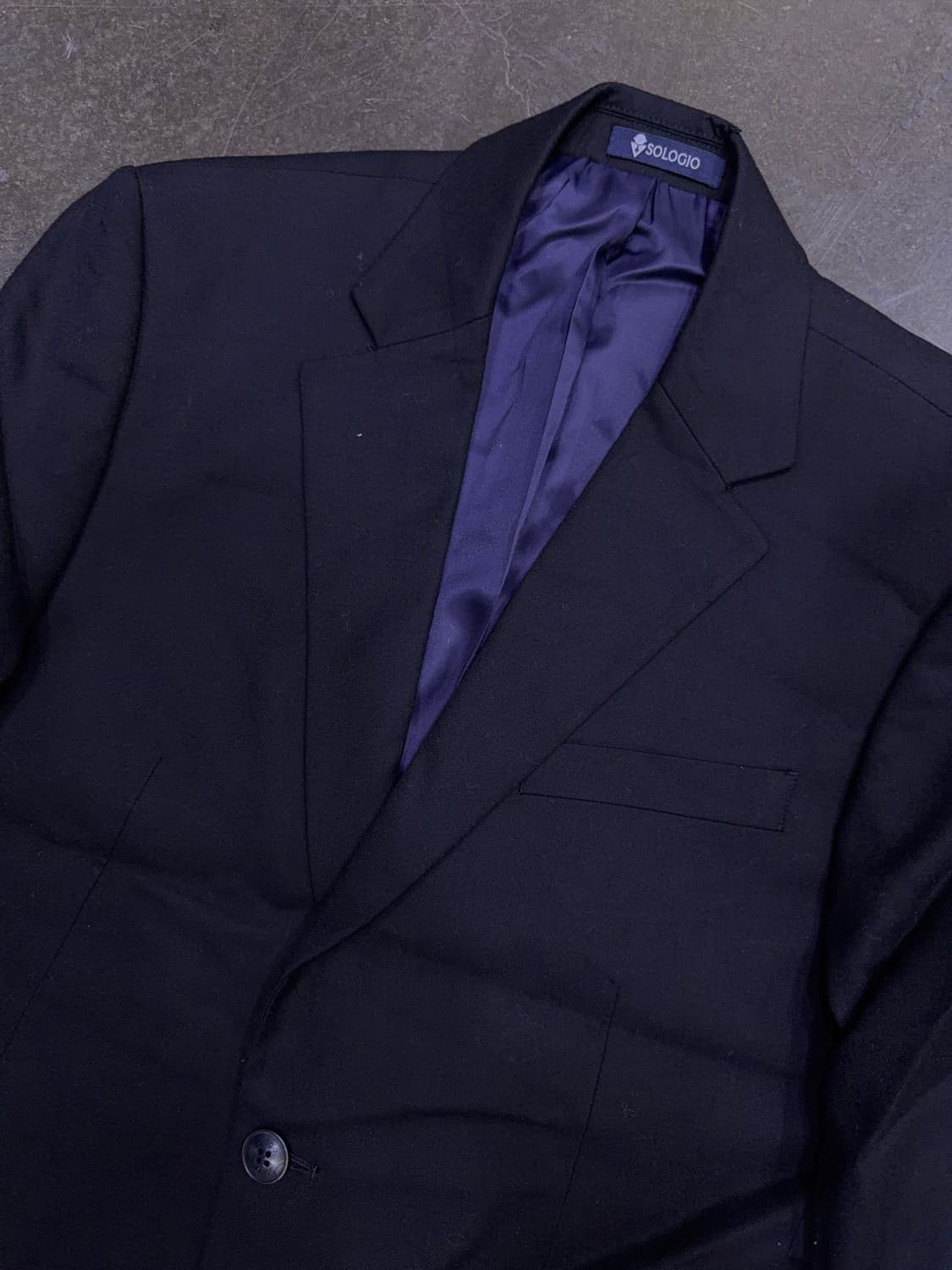 소로지오 심플 싱글버튼 블랙 블레이저 자켓 94 상품이미지4