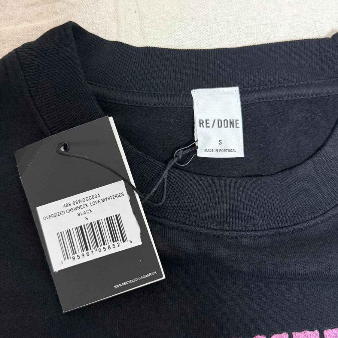 리던 오버사이즈 맨투맨 상품이미지2