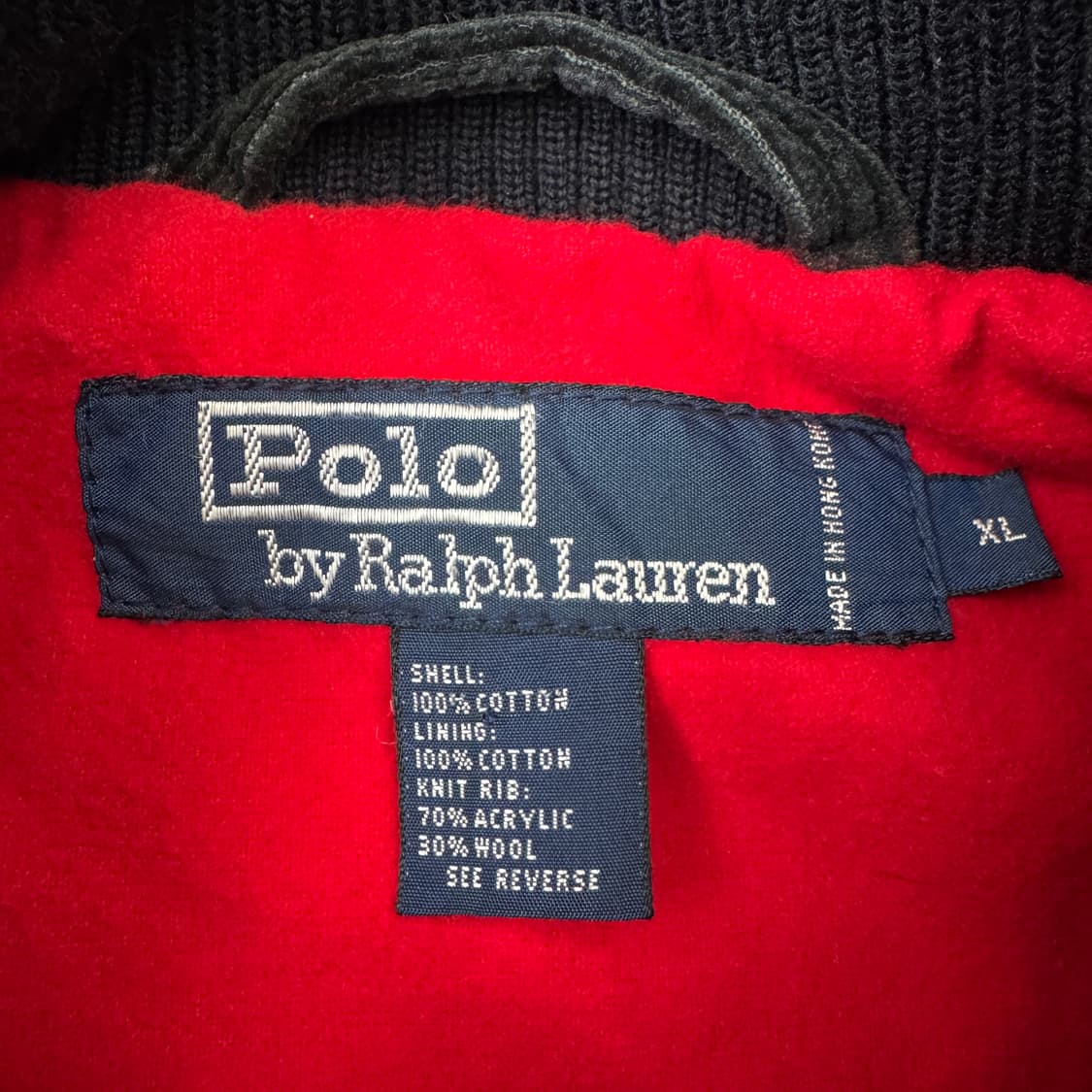 폴로 90s 코듀로이 헤링턴 울 타탄 체크 바라쿠타 자켓 상품이미지4