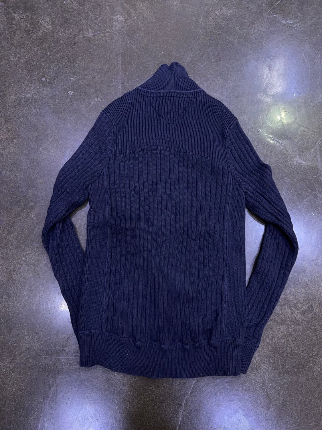 타미힐피거 니트 집업 니트 가디건 자켓 네이비 S 상품이미지2