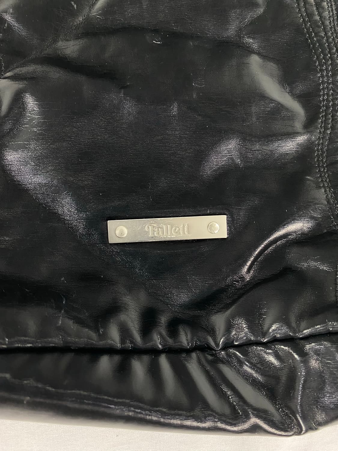 Fallett 팔렛 글로시 레더 슬링백 상품이미지6