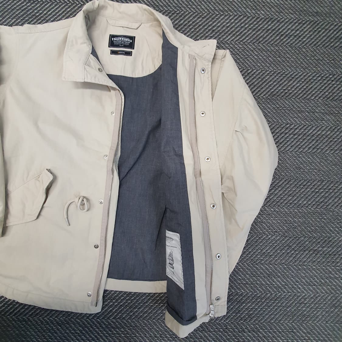 프리즘웍스 오버핏 피쉬테일 집업자켓 남자105 상품이미지7