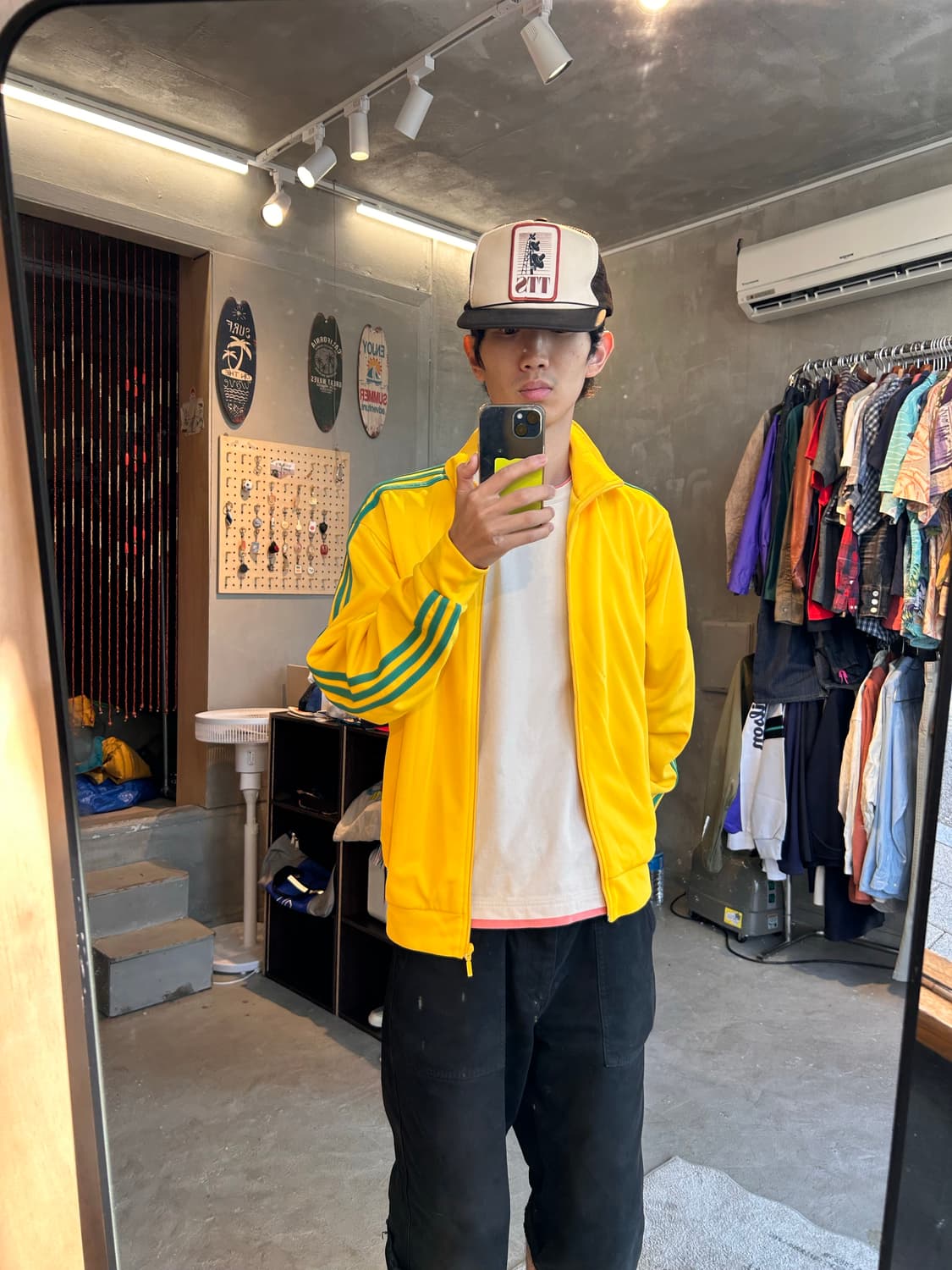 00s 아디다스 희귀 자메이카 패턴 트랙 자켓 상품이미지1