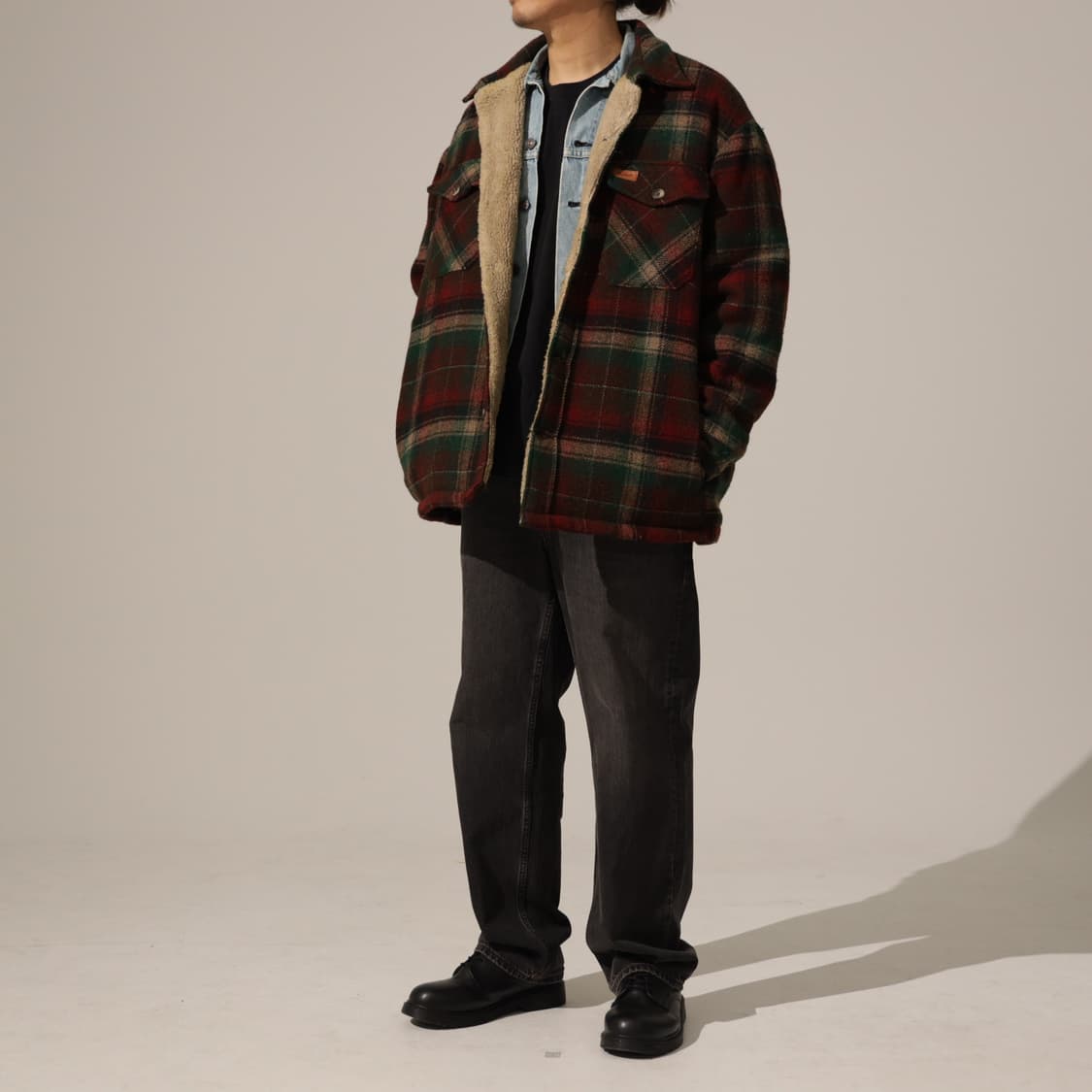 울리치 울 타탄체크 세르파 자켓 상품이미지4