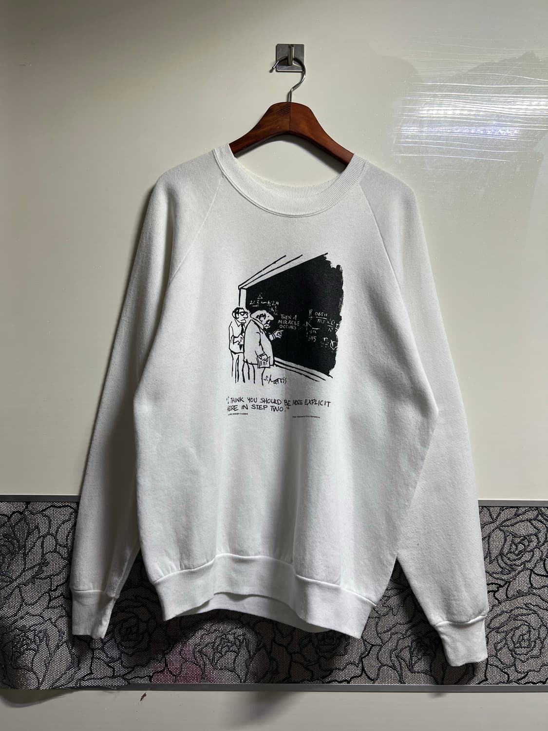 1985 Sidney Harris 프린팅 맨투맨 상품이미지1