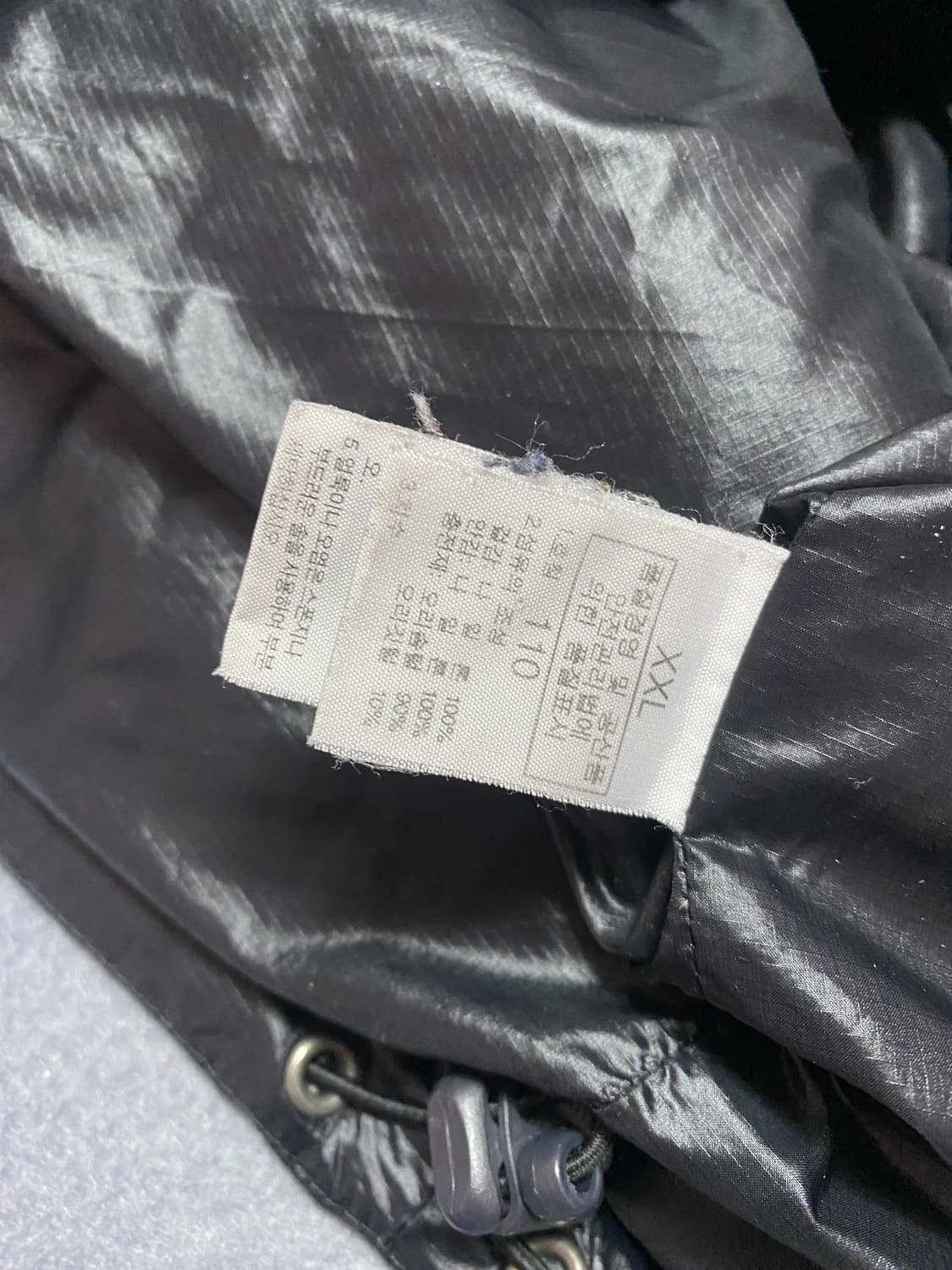 AIGLE 디테처블 다운 패딩 자켓 블랙 2xl (105) 상품이미지10