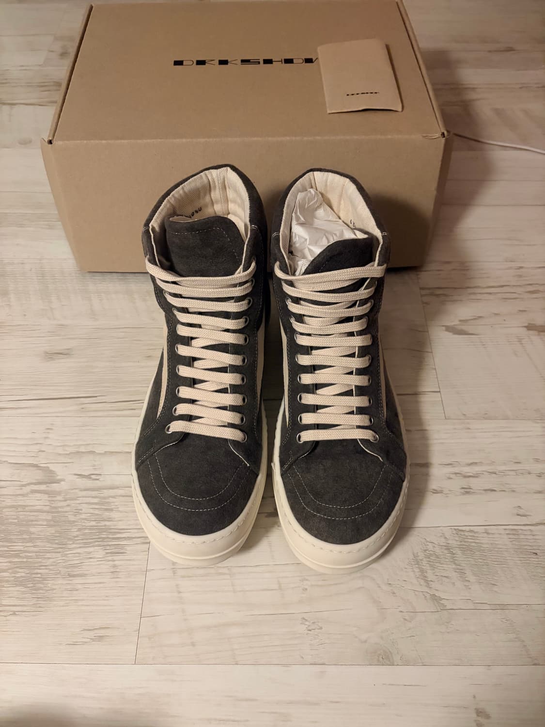 [40.5] 릭오웬스 다크쉐도우 빈티지하이 스니크 신발 상품이미지5