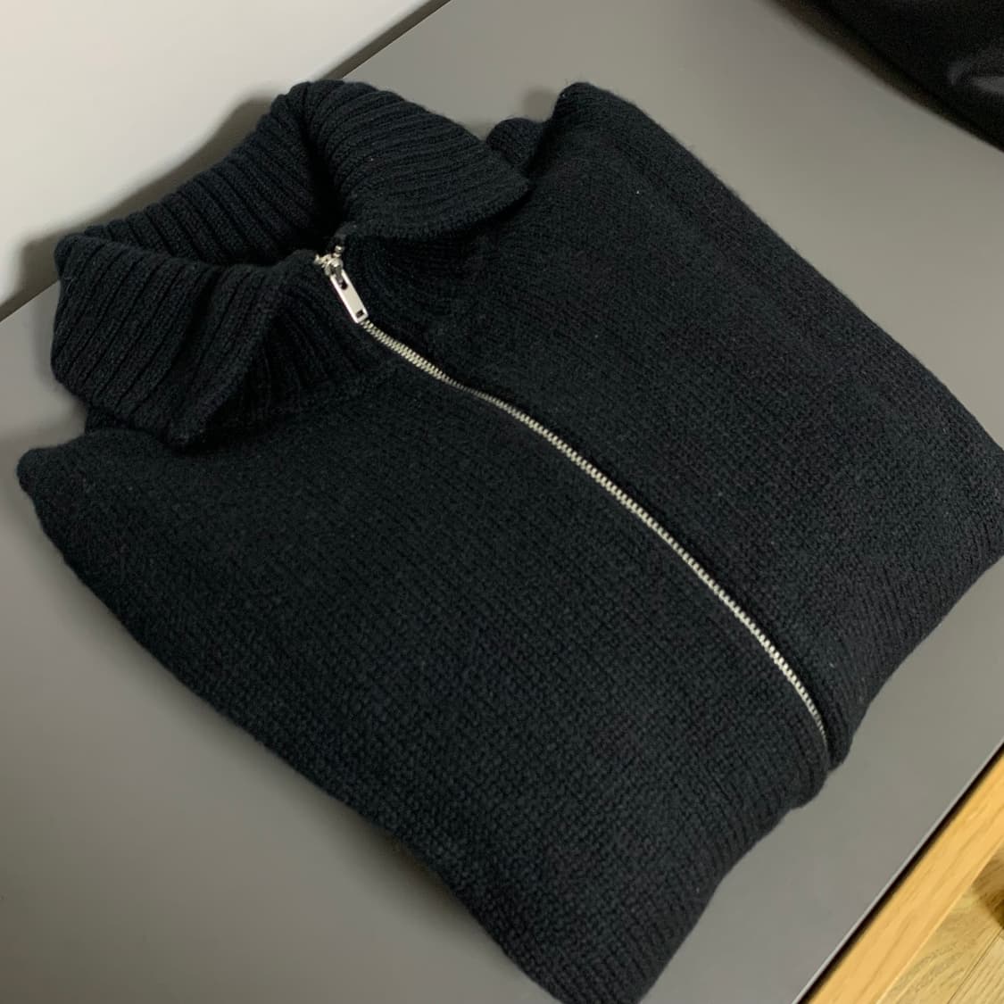 S)코스 크롭 니트 집업 자켓 상품이미지2