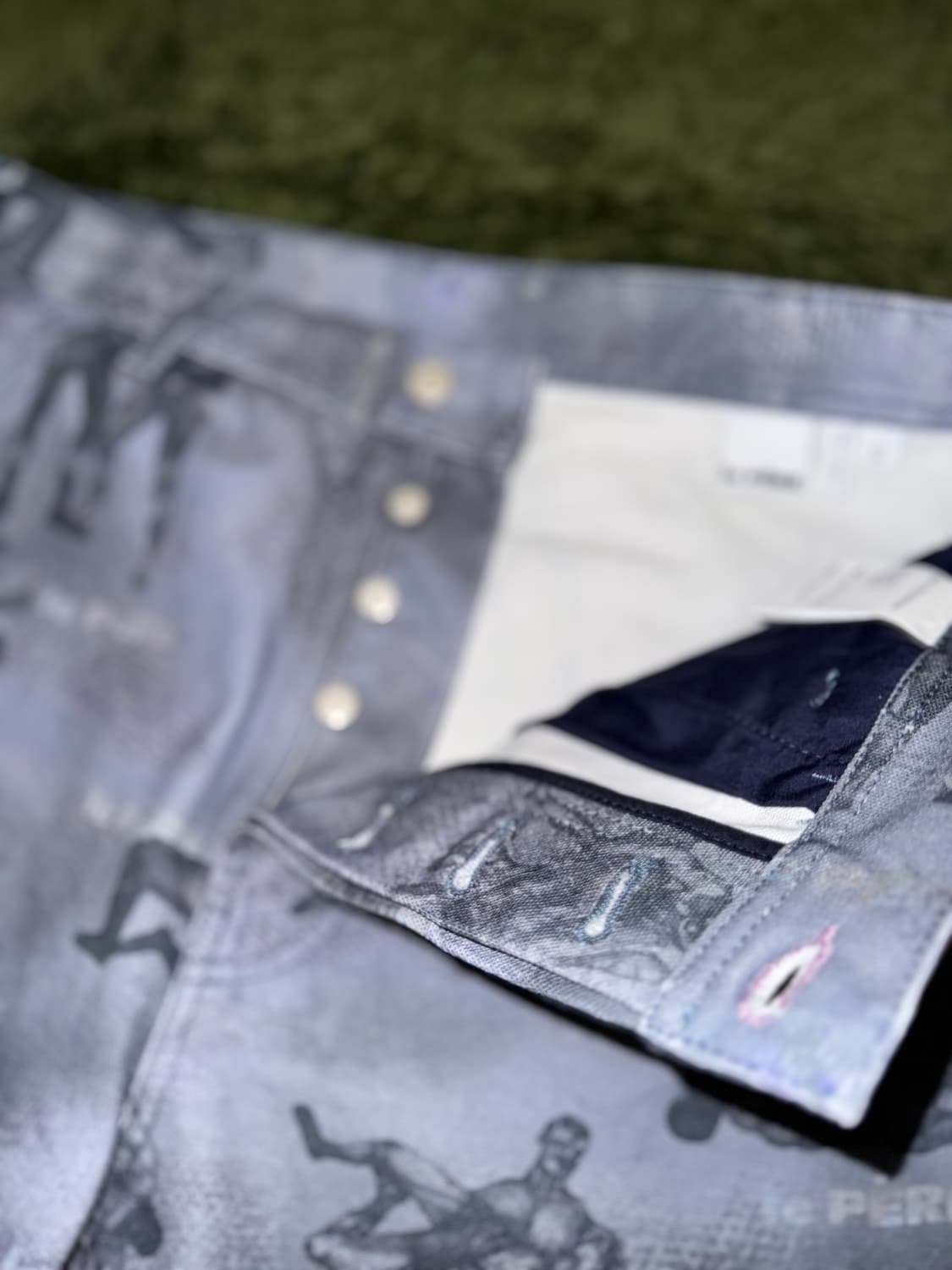 [32] Le Pere 르 뻬흐 X 체리 킴 콜라보 더블니 팬츠 상품이미지3