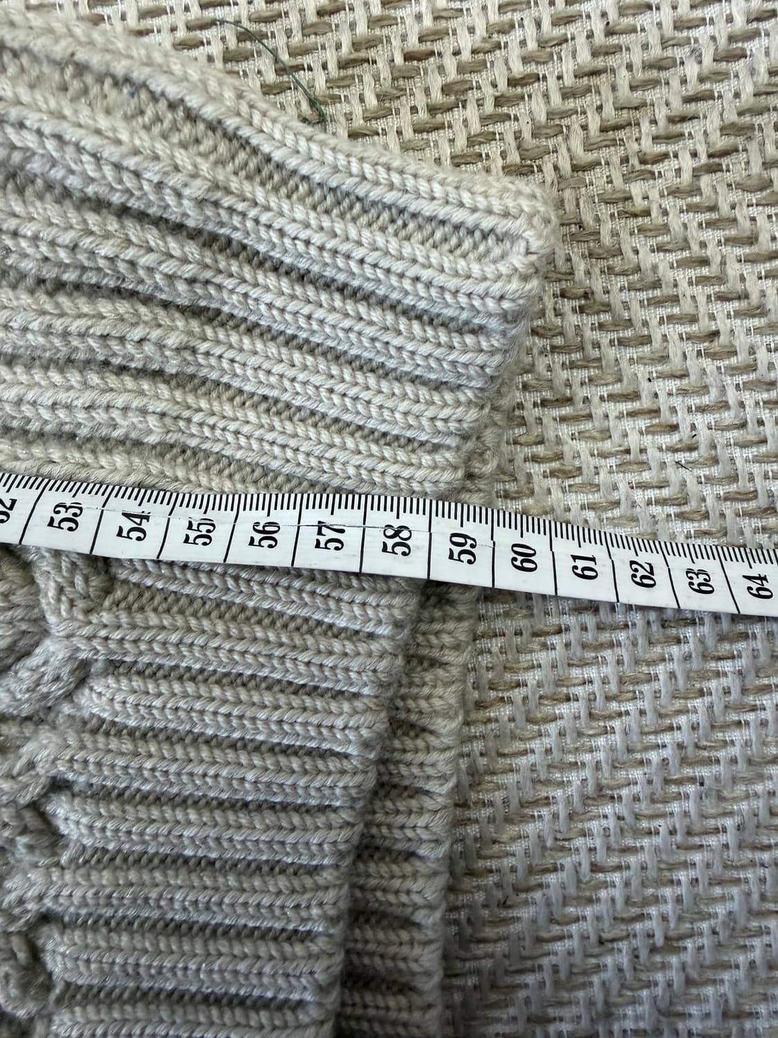 정품) 막스마라 케이블 니트 스웨터 아이보리 L 상품이미지9