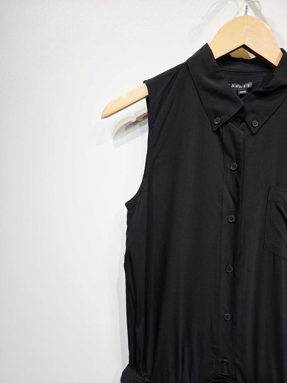 Theory 띠어리. 여자 민소매 드로스트링 웨이스트 점프수트_호칭4 상품이미지2