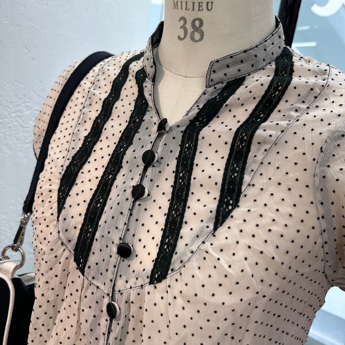 Vintage y2k Dot Shirts 상품이미지2