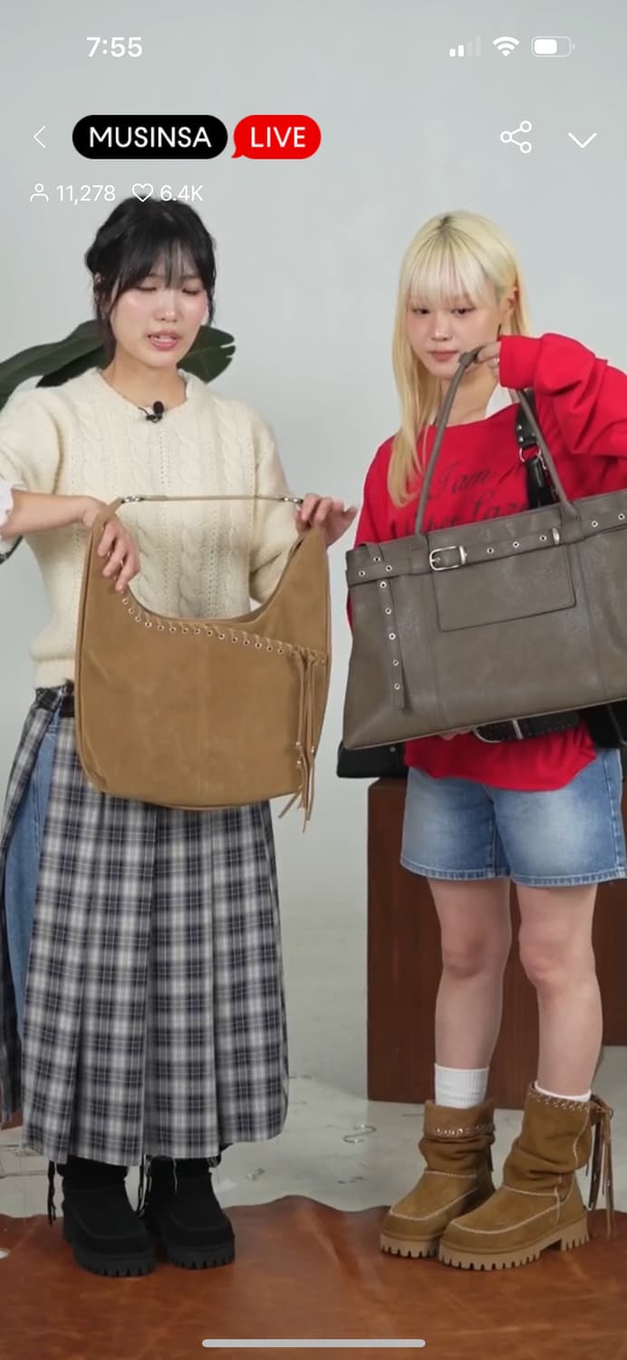 [새상품] 여밈 YEOMIM slacky bag (taupe) / 구매가 상품이미지8