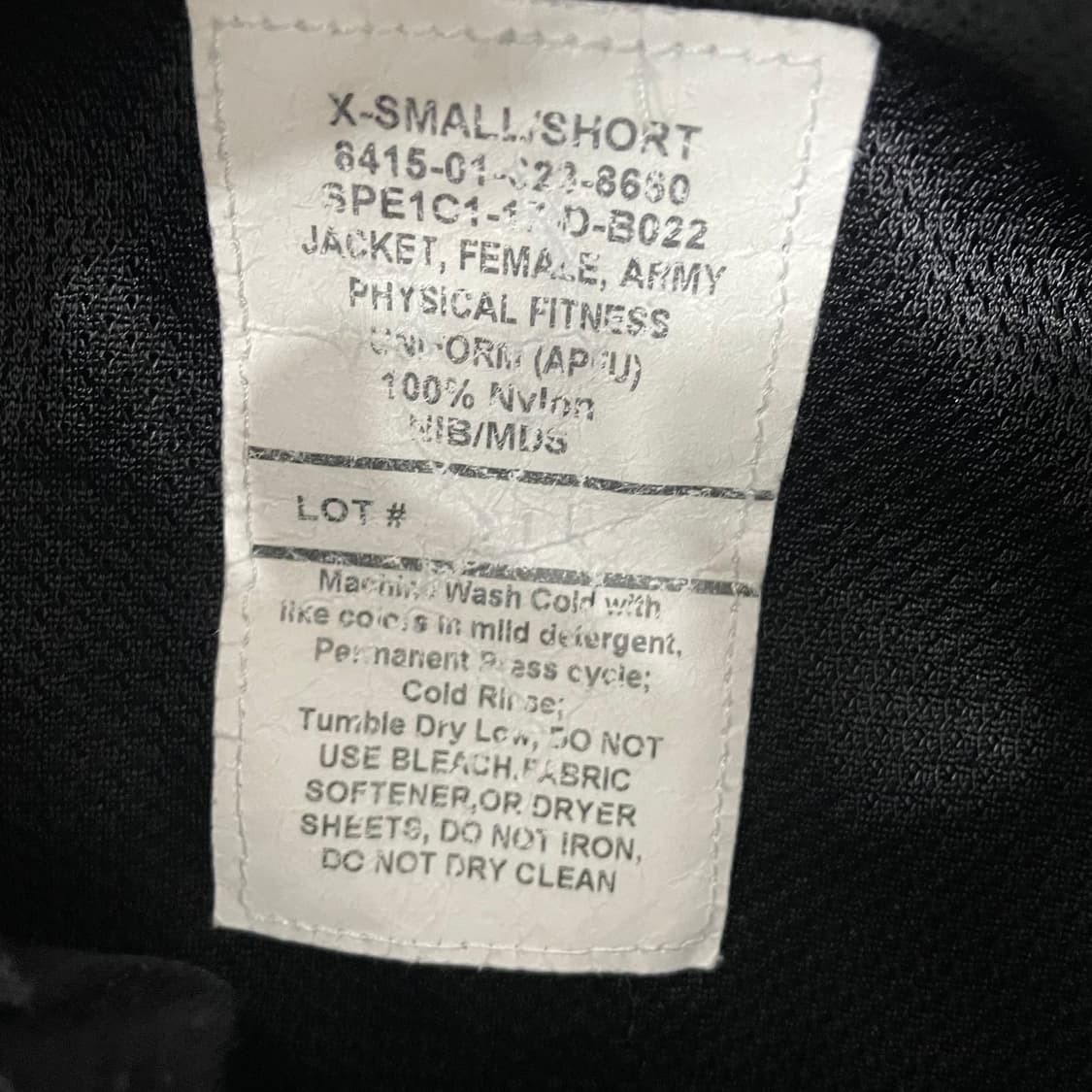 미군 APFU 바람막이 상품이미지2