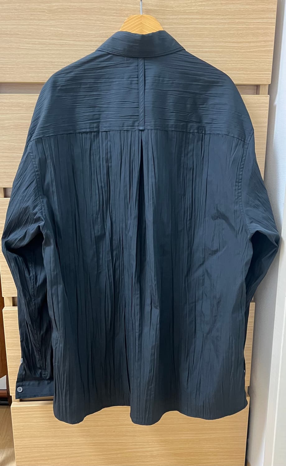 유스(youth) 주름셔츠 블랙  상품이미지2