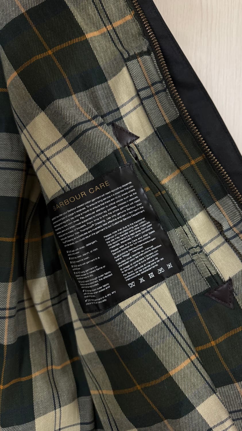 UK10 / 바버 비드넬 왁스 자켓 카키 상품이미지9