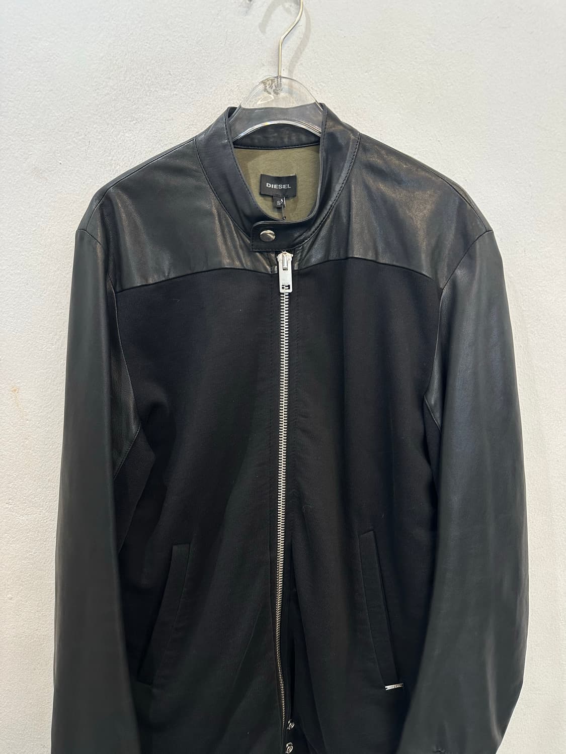 Diesel hybrid leather jacket 상품이미지2