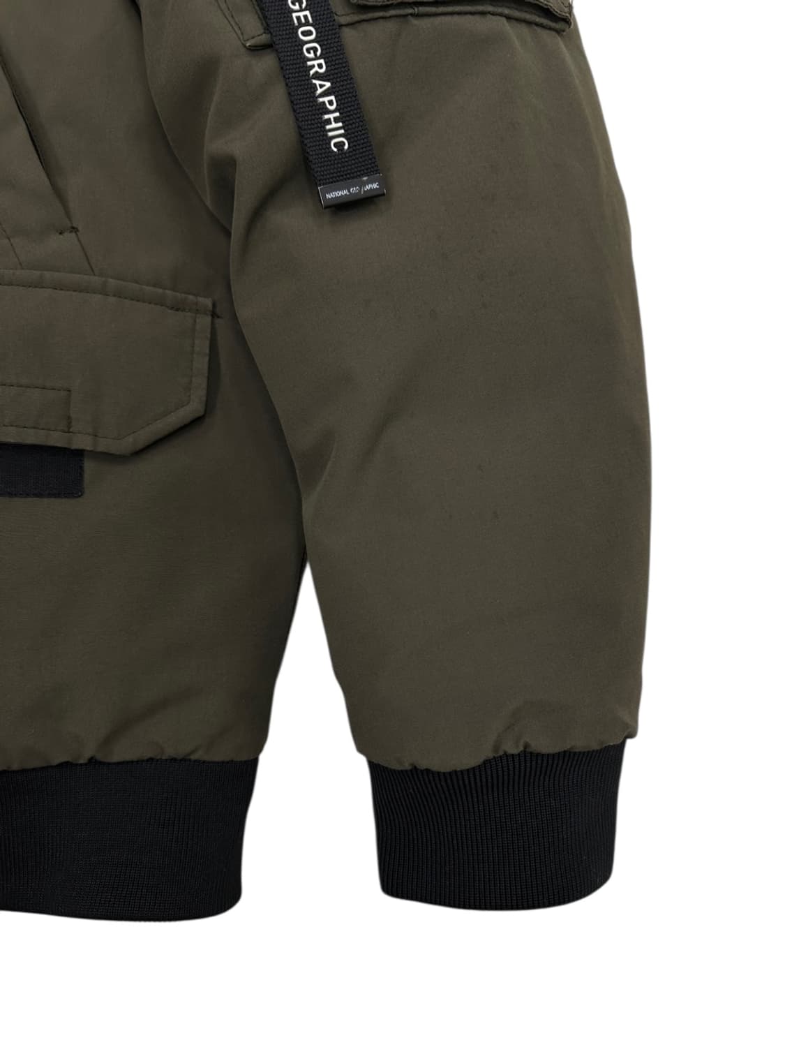 내셔널지오그래픽 덕다운 패딩 카키 (XL) 상품이미지6