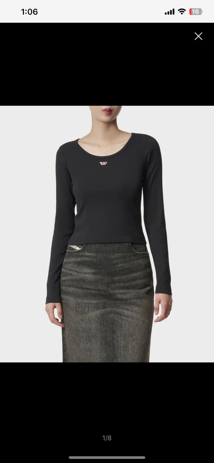 디젤 롱슬리브티 상품이미지1