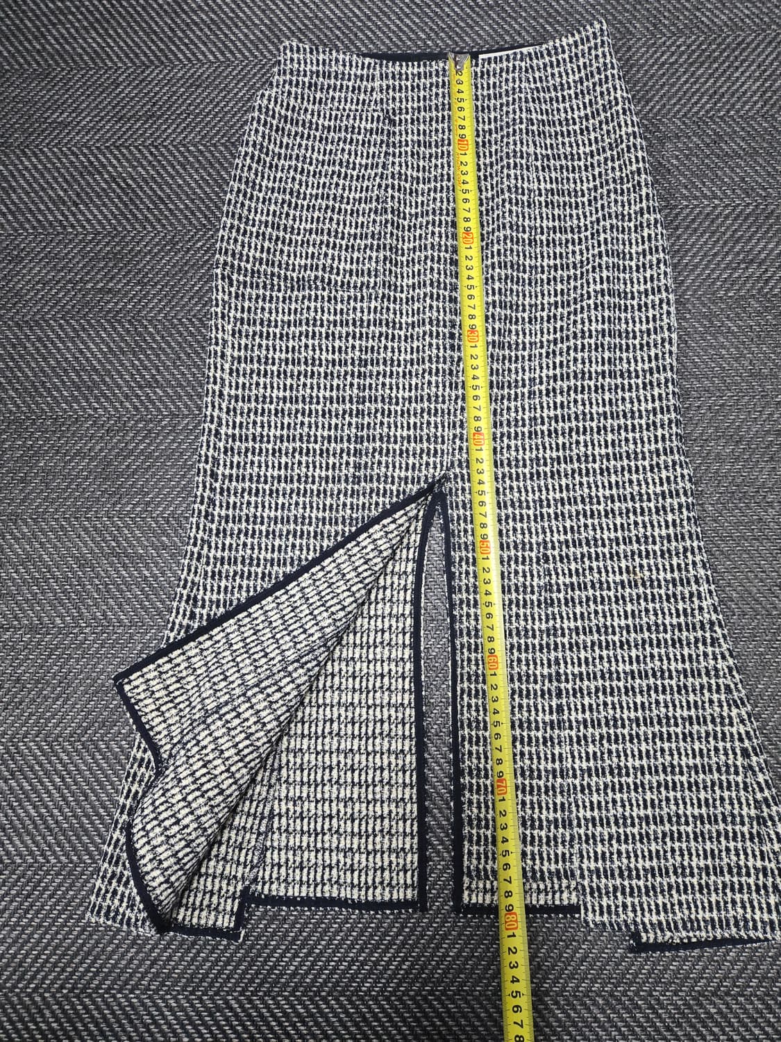 한섬 타임 TIME 트위드 스커트 트임 치마 상품이미지8