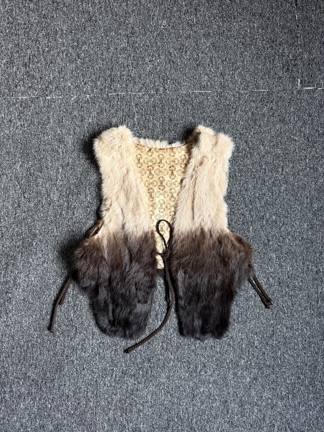 빈티지 로프 퍼 베스트 상품이미지6