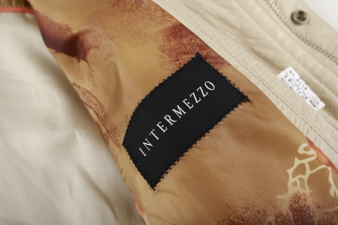 [L] 인터메조 염소가죽 바이커 자켓 상품이미지5