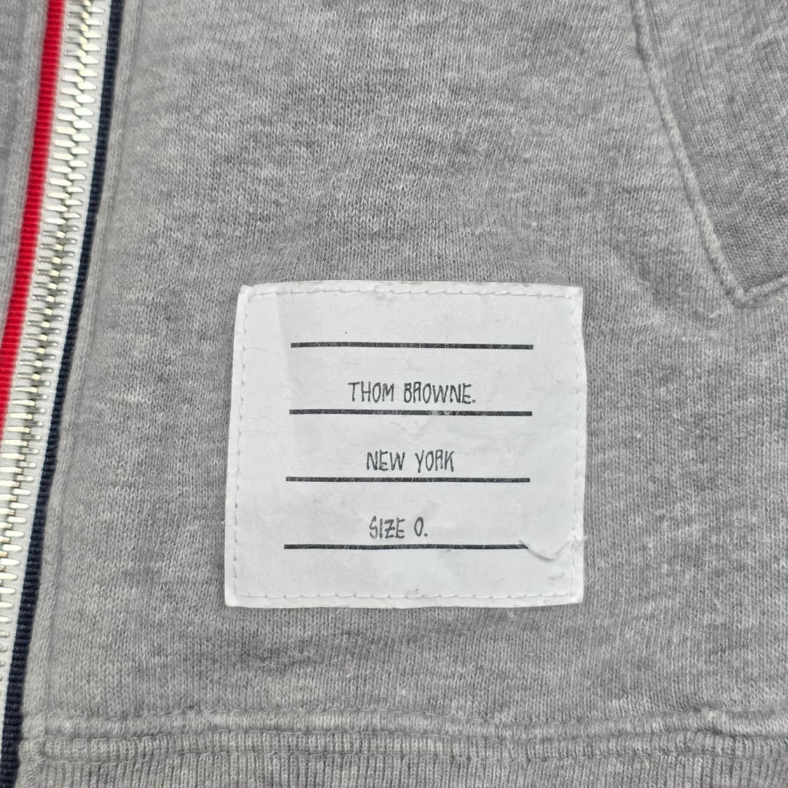 톰브라운 4바 후드집업 그레이 상품이미지5