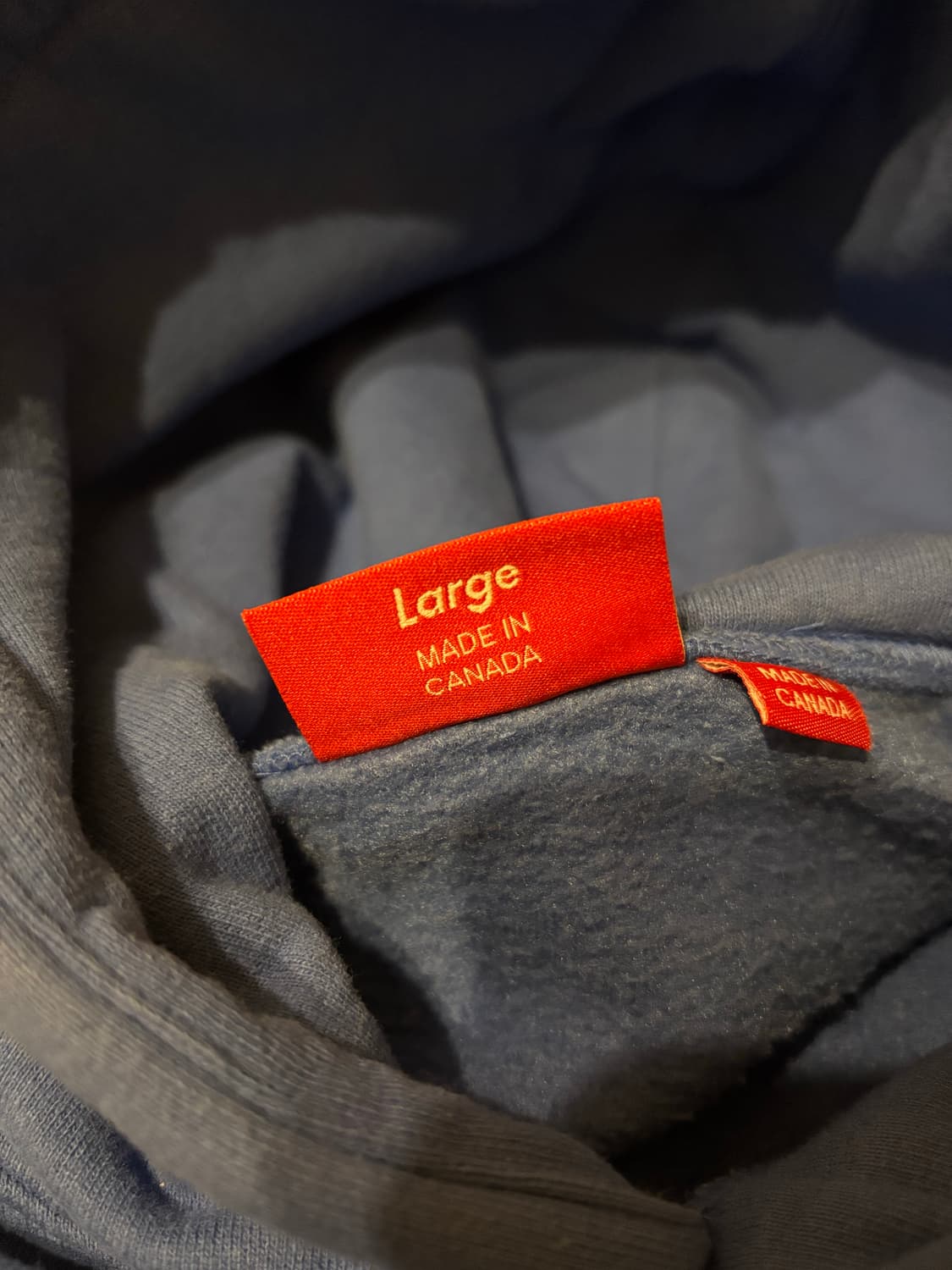 22FW 슈프림 언더라인 후드 스웻셔츠 위시드 로얄 상품이미지7