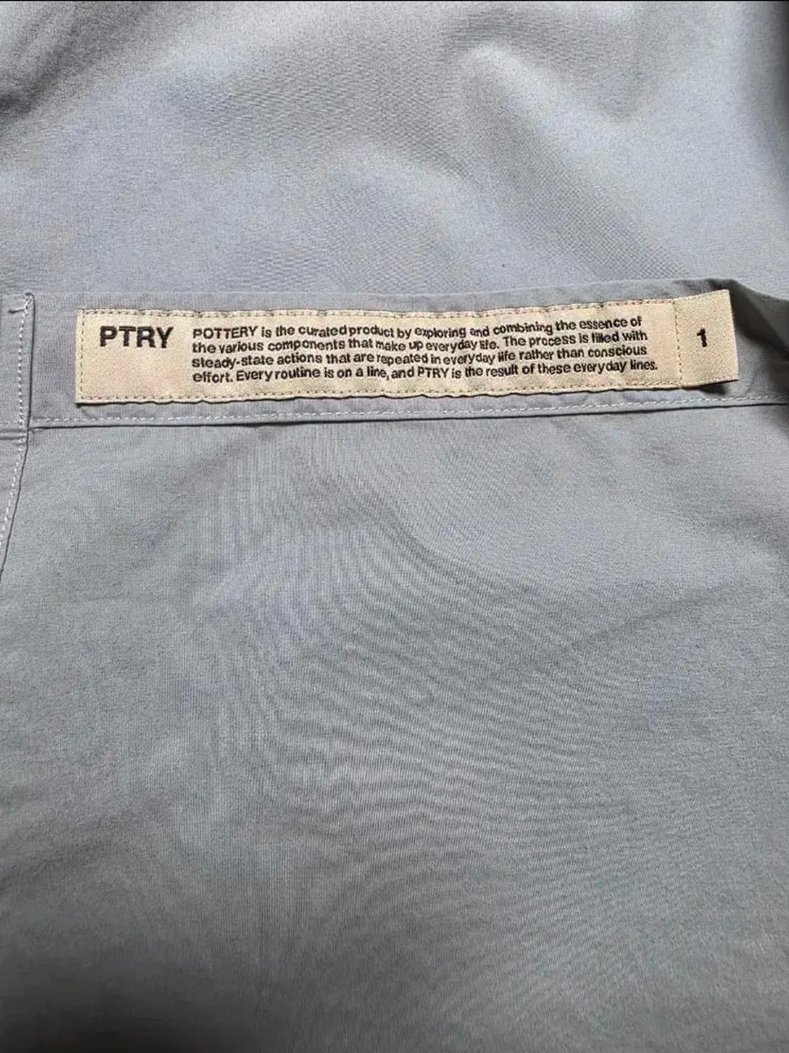 포터리 가먼트다이드 셔츠 100 상품이미지7