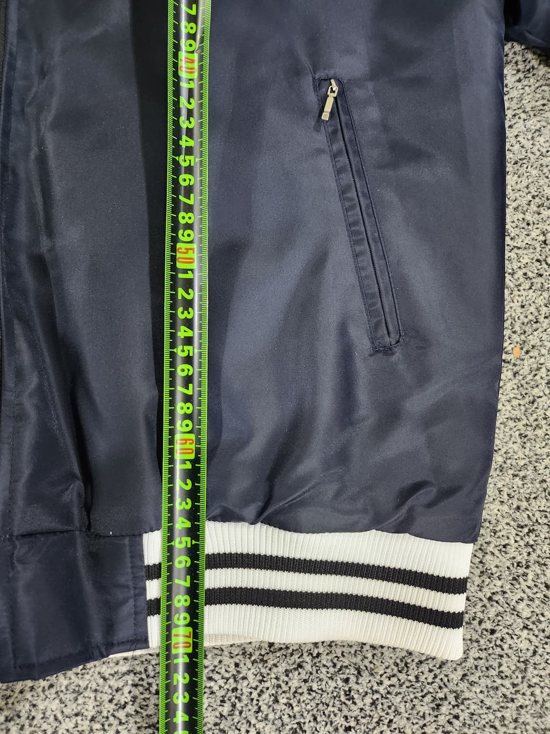 네이비 스트릿 로고 점퍼  상품이미지10