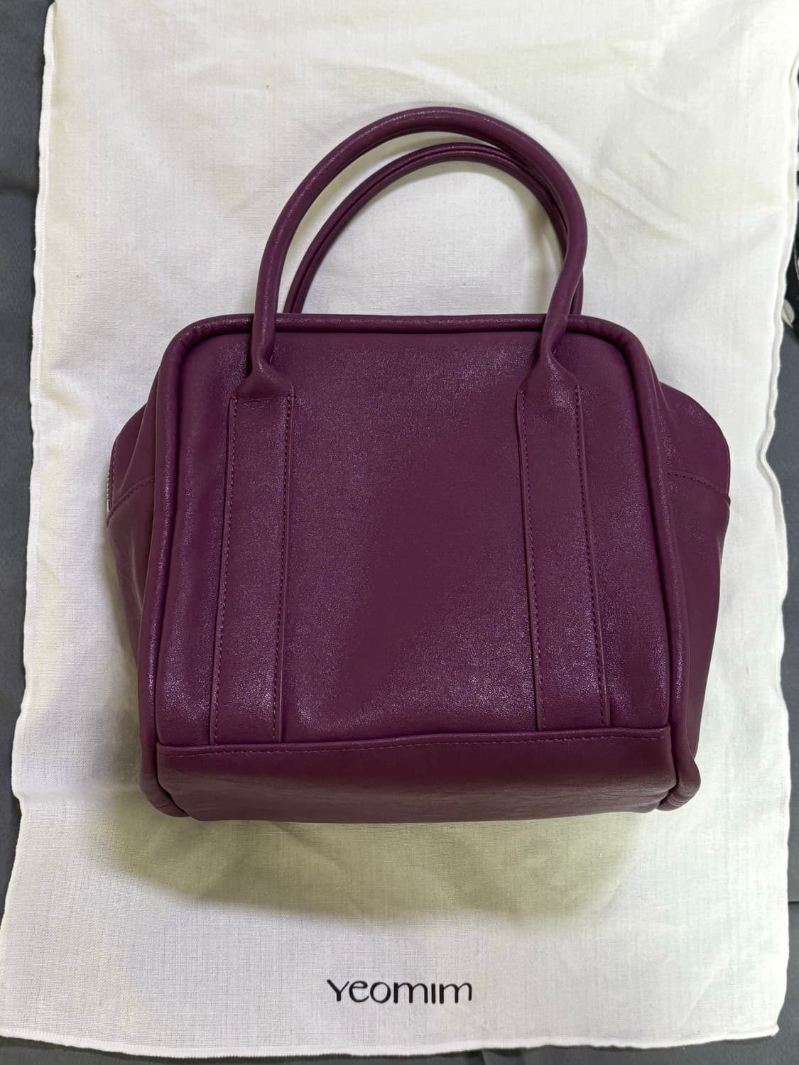 여밈 미니 박스 백 상품이미지1