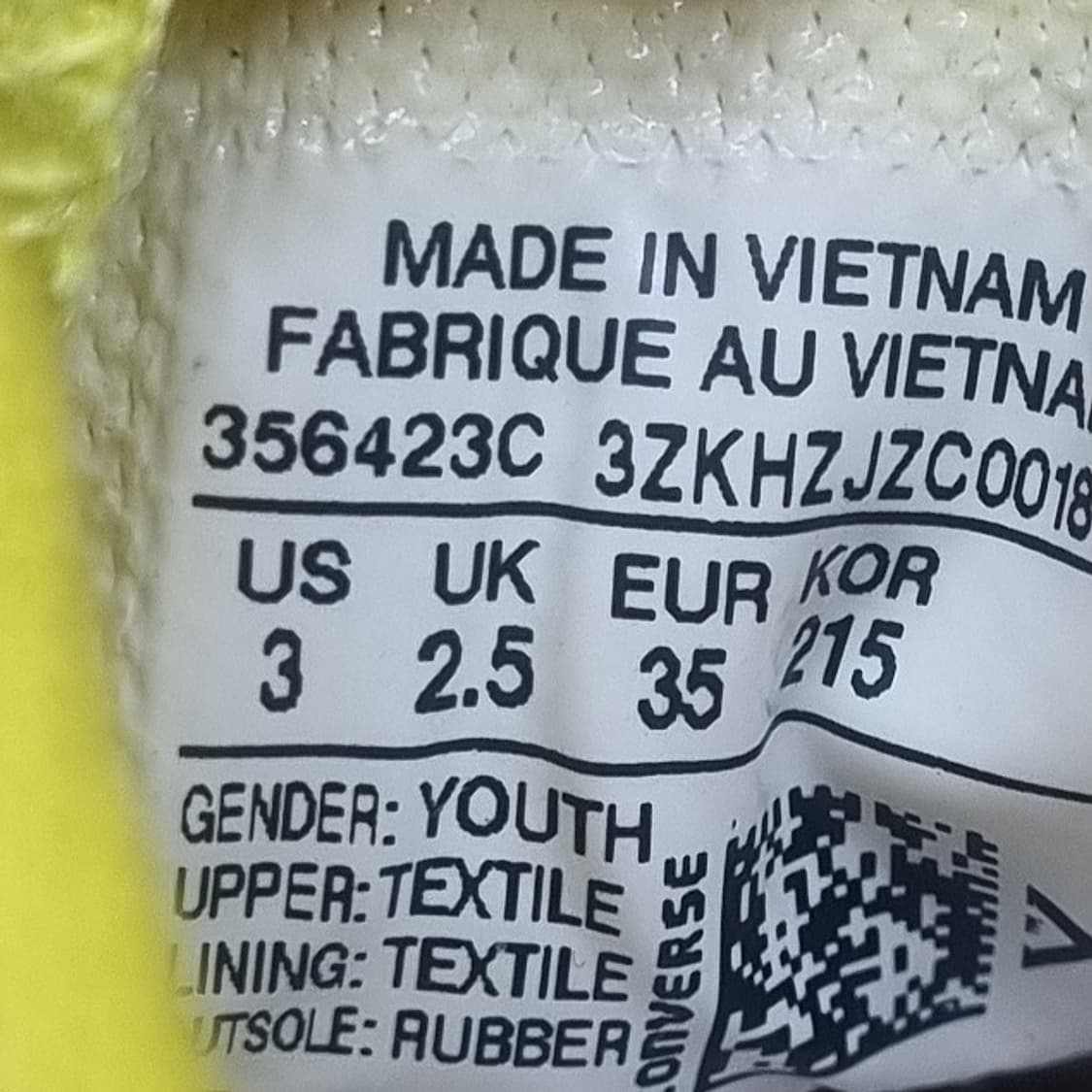 컨버스 올스타 벨크로 아동 스니커즈 215 상품이미지6