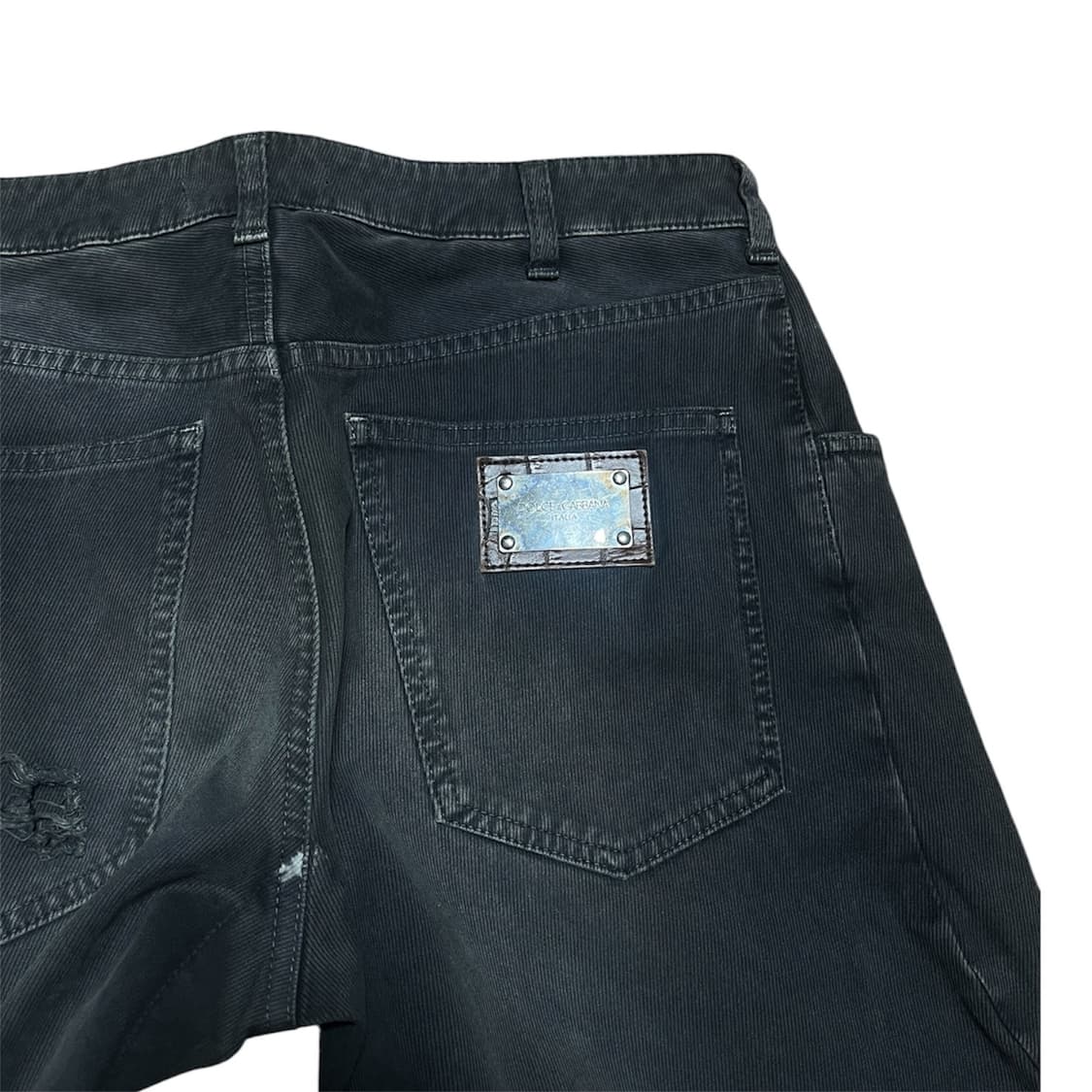 돌체 앤 가바나 [18]바이커 진 흑청 상품이미지4