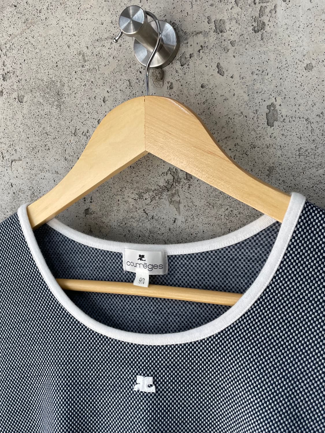 00s Courreges 꾸레쥬 로고 링거티 상품이미지8