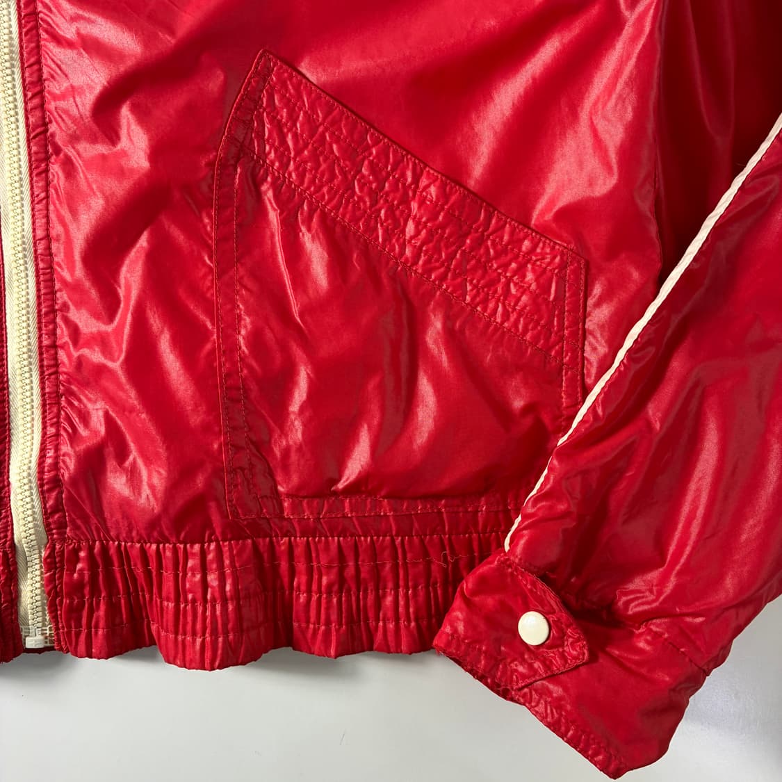 Wrangler  랭글러 올드스쿨 레드 바람막이 자켓  상품이미지5