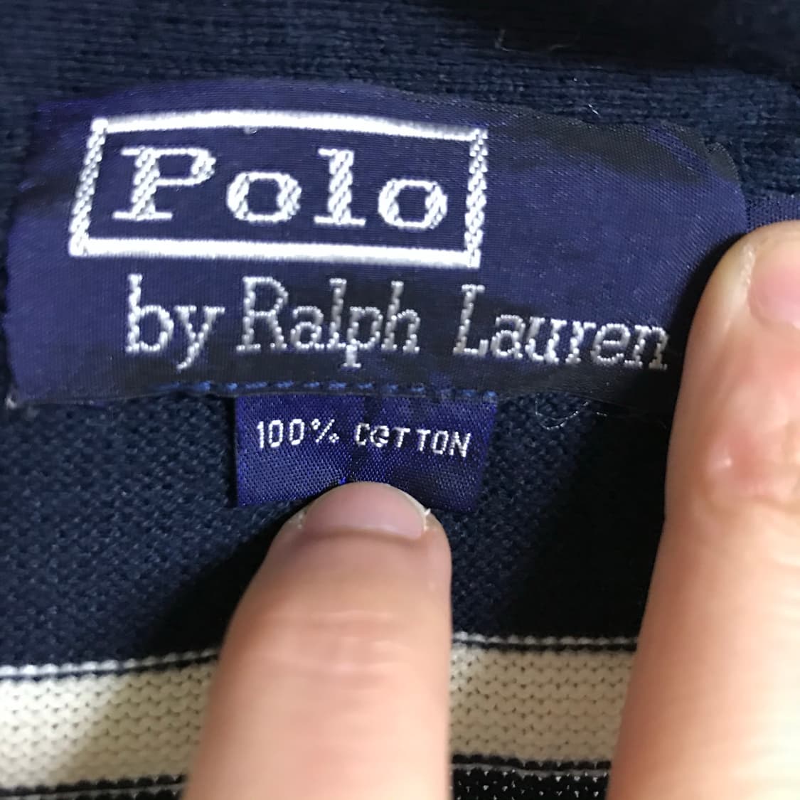 폴로 90s 브이넥 니트 가디건 상품이미지4