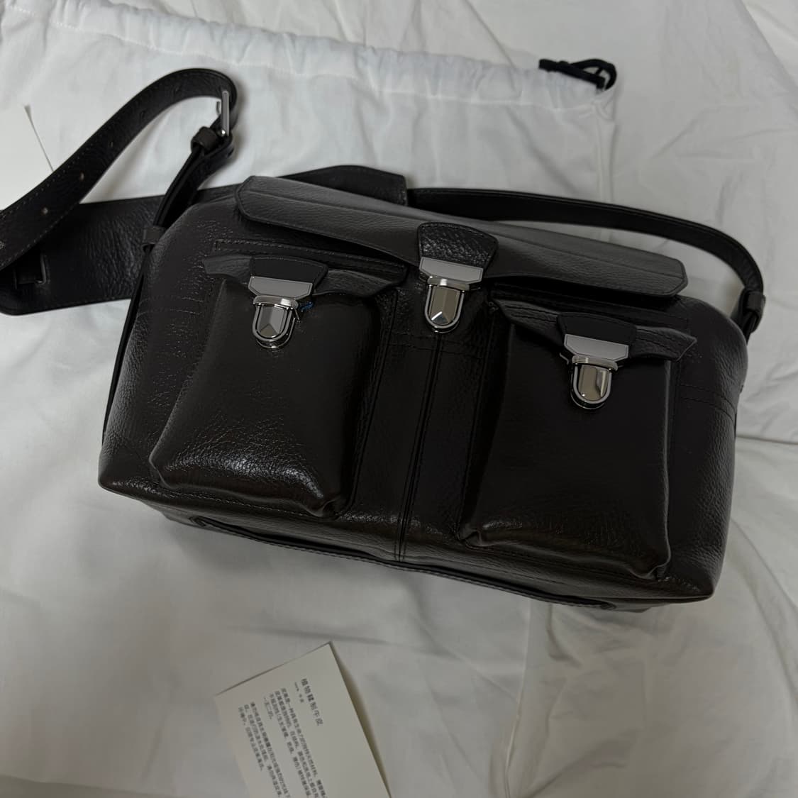 르메르 기어백 미디엄 다크민트 상품이미지4