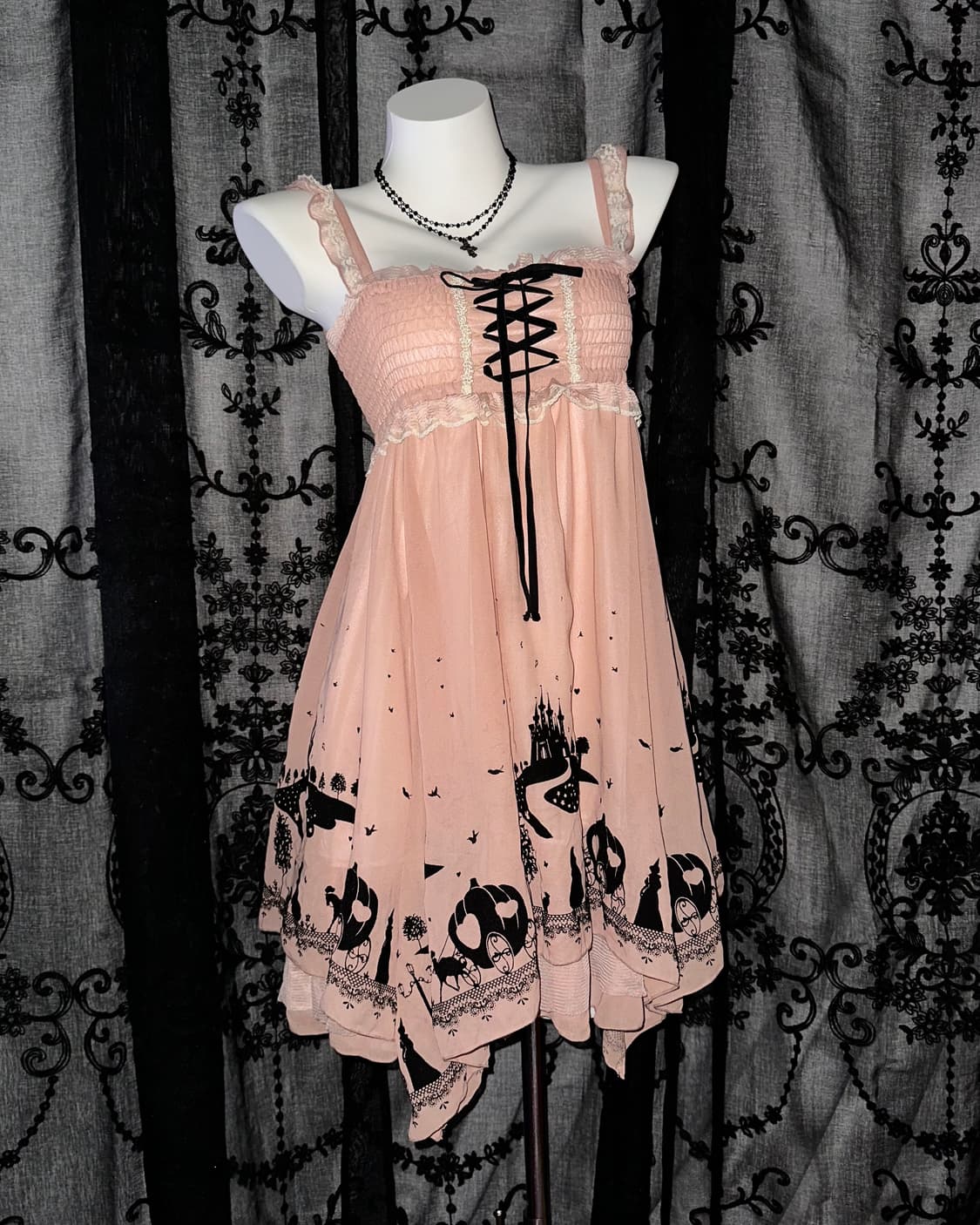 a.r.w Coral pink lovely dress 상품이미지1