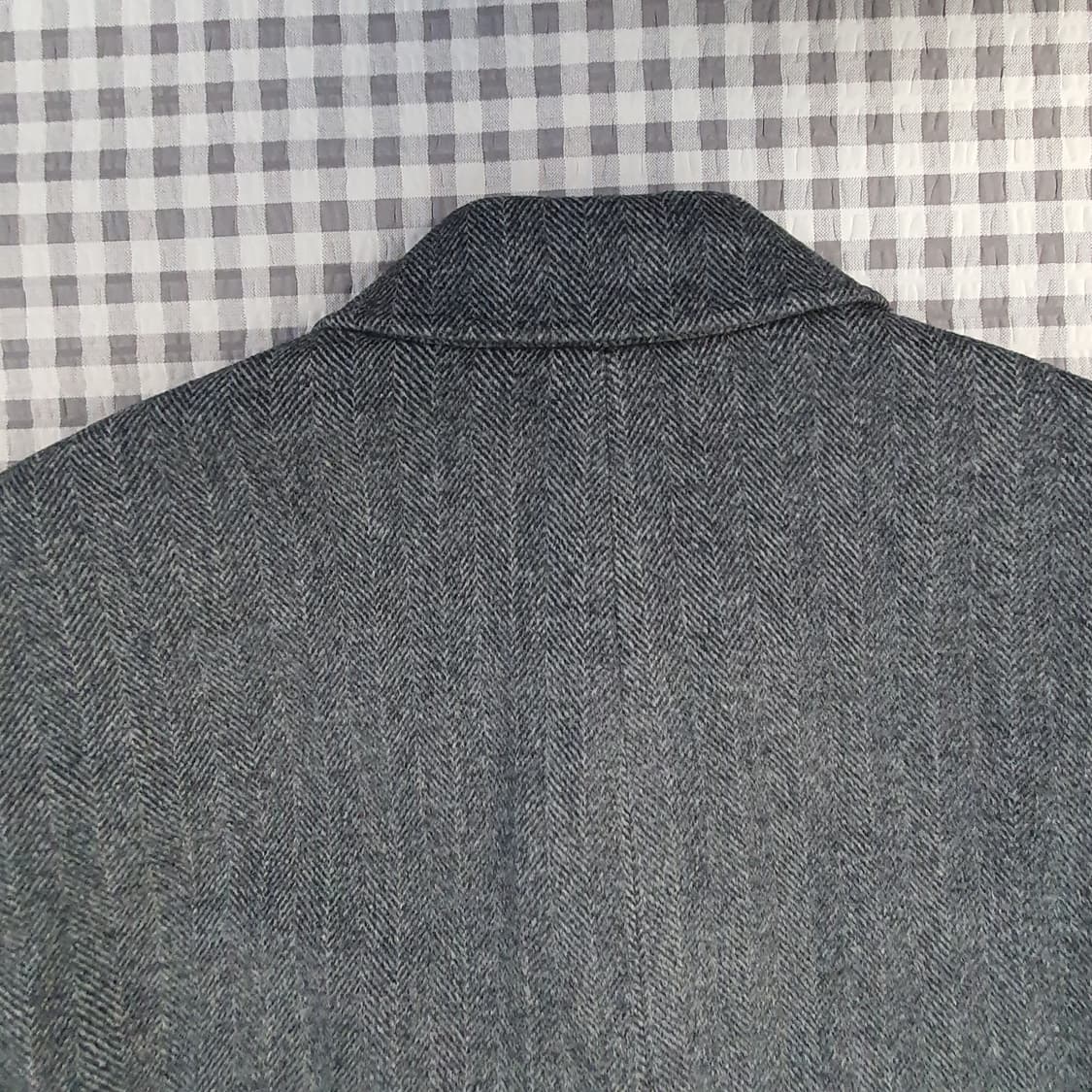 지오투 울100 헨링본 하프 코트 남자95 상품이미지10